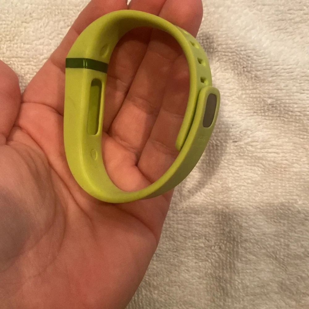 Neon green Fitbit case